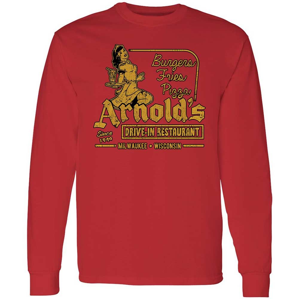 Long Sleeve T-Shirt - J6GECCKZ - Red - 11