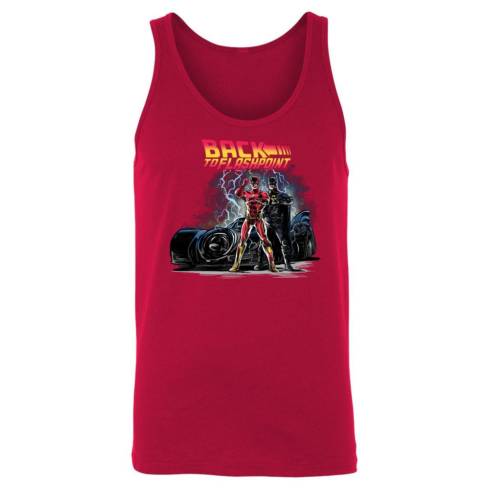 Unisex Jersey Tank - R6PWA5ZU - Red - 11