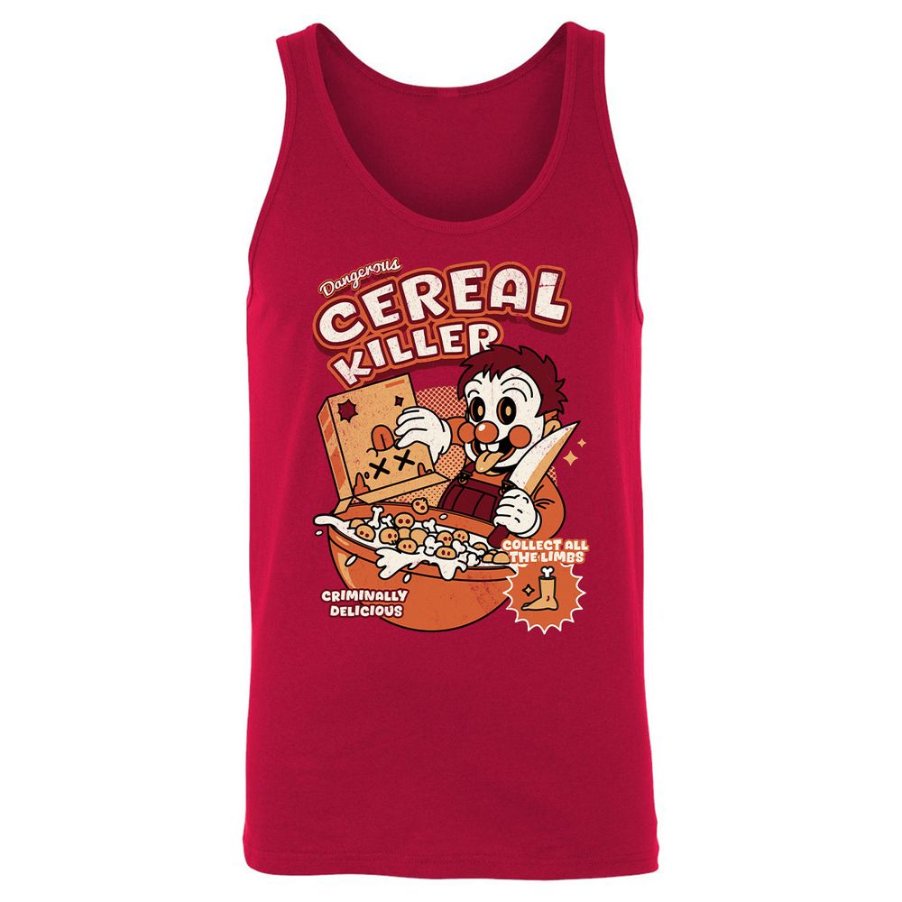 Unisex Jersey Tank - QWA7MJC8 - Red - 11