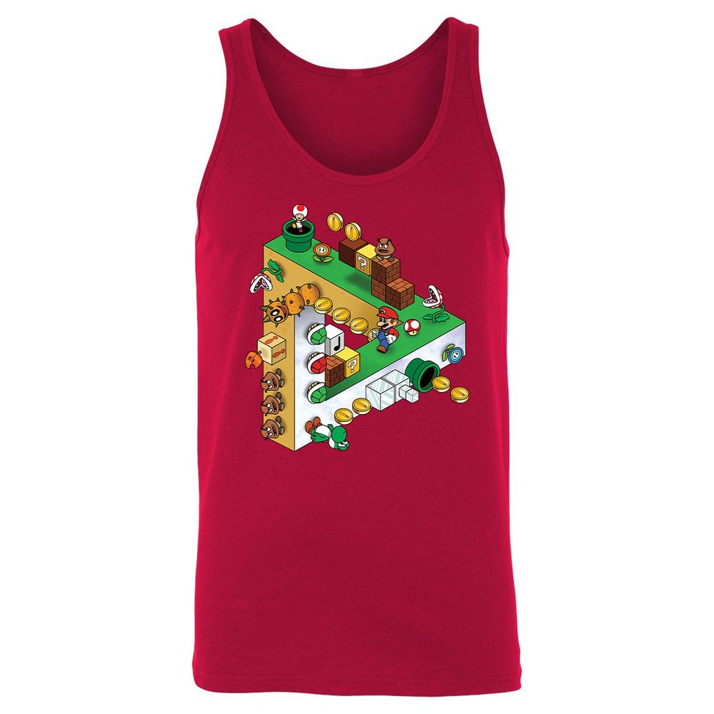 Unisex Jersey Tank - 9521Z54E - Red - 11
