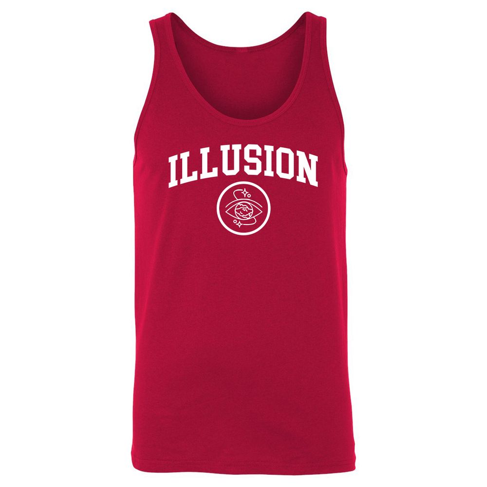 Unisex Jersey Tank - B48FYQXF - Red - 11