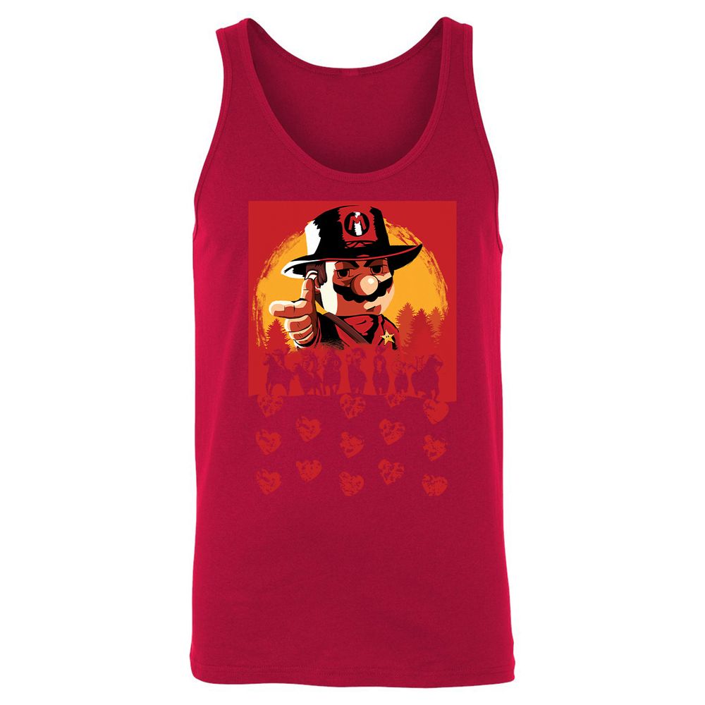 Unisex Jersey Tank - JJQBRKR4 - Red - 11