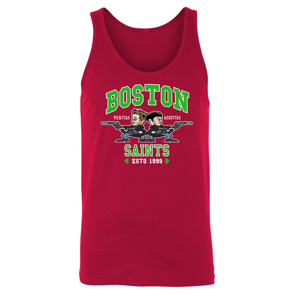 Unisex Jersey Tank - UGBVEBUH - Red - 11