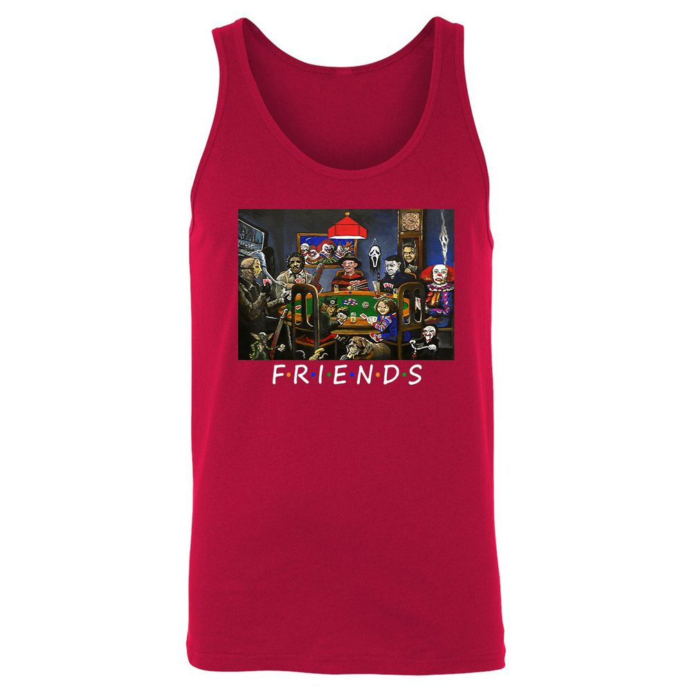 Unisex Jersey Tank - A1ANEFXH - Red - 11