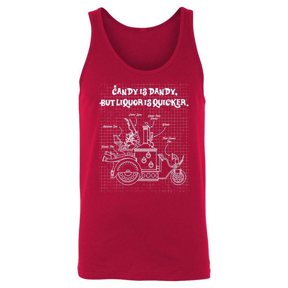 Unisex Jersey Tank - Y3J2E8XR - Red - 11