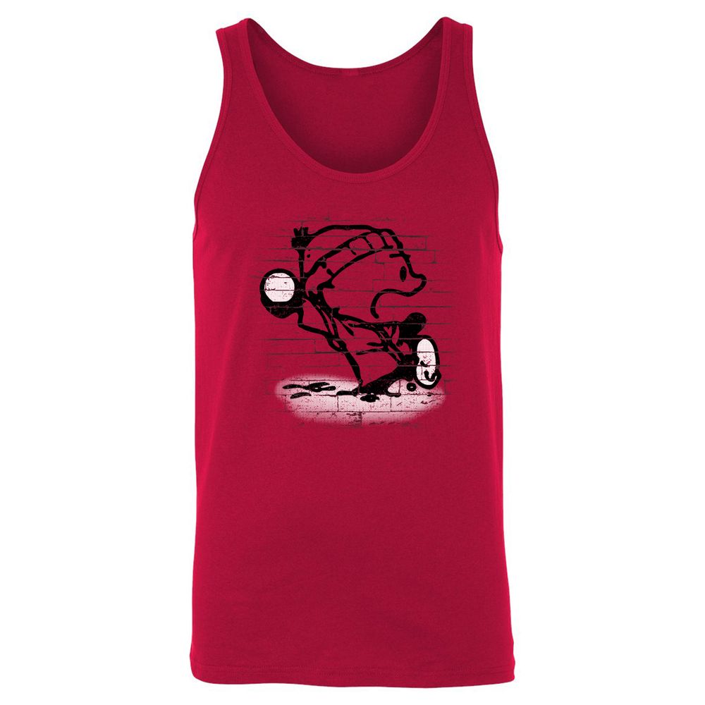 Unisex Jersey Tank - H4KDJTKC - Red - 11