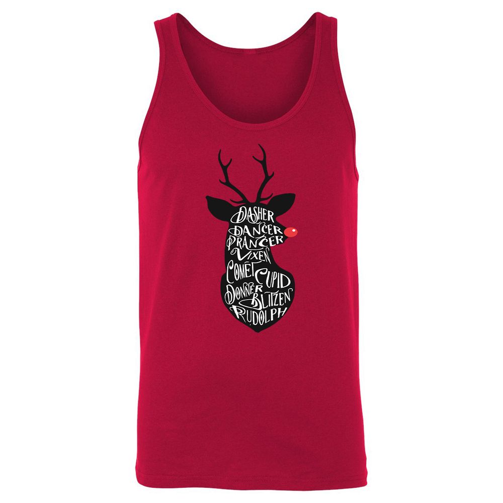 Unisex Jersey Tank - 6G5N26KJ - Red - 11