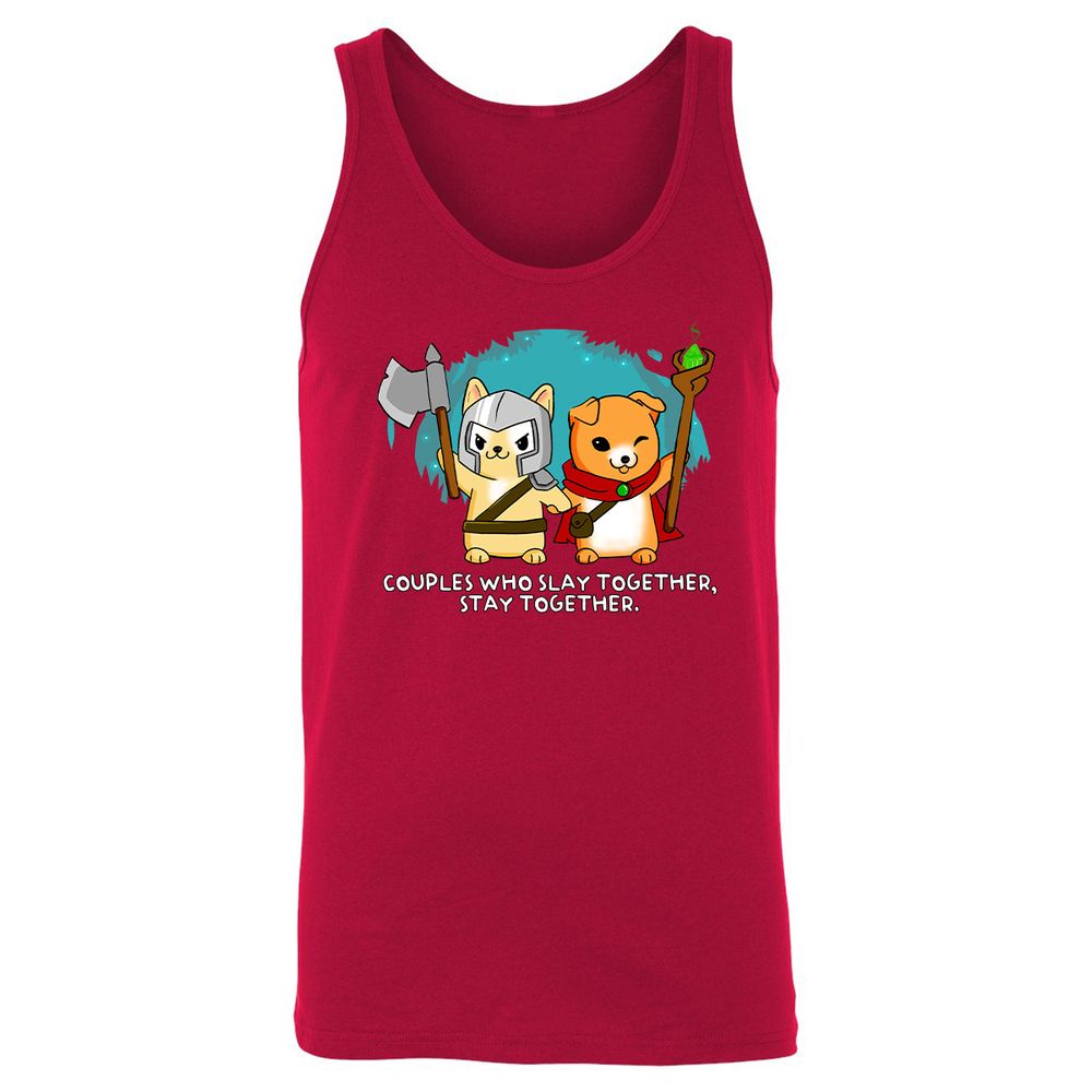 Unisex Jersey Tank - M8ZU53QG - Red - 11