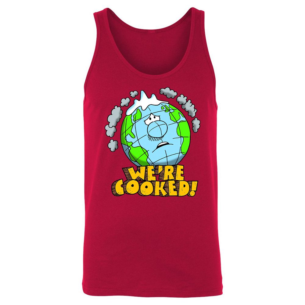 Unisex Jersey Tank - L4KBXNT5 - Red - 11