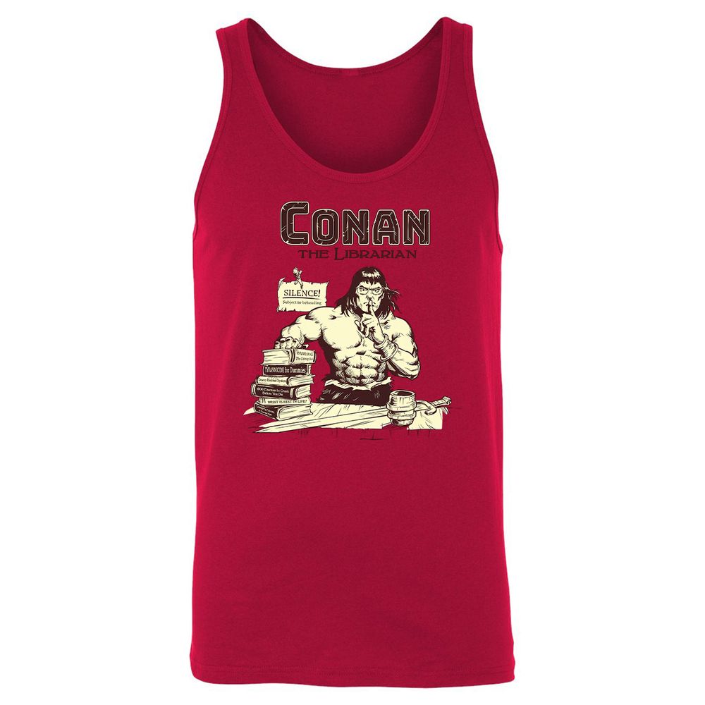 Unisex Jersey Tank - A61D9G3K - Red - 11