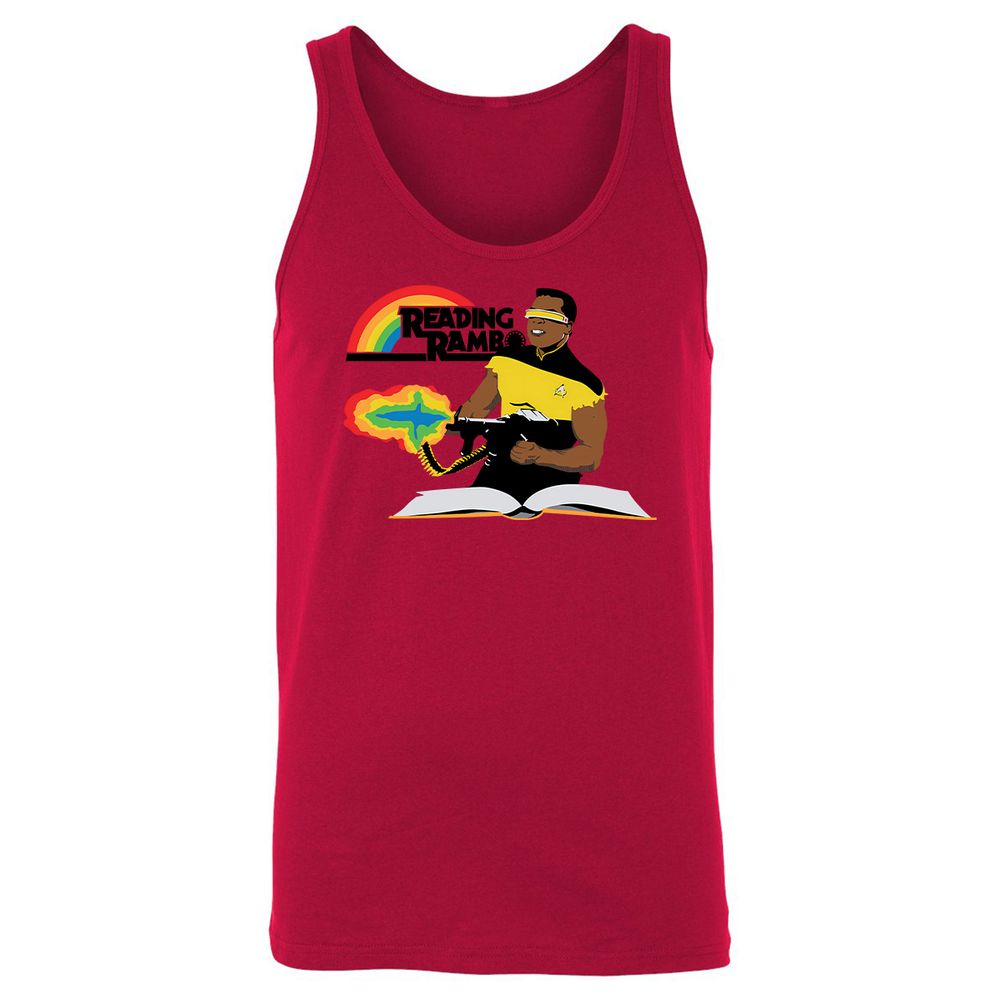 Unisex Jersey Tank - EU4RNVKH - Red - 11