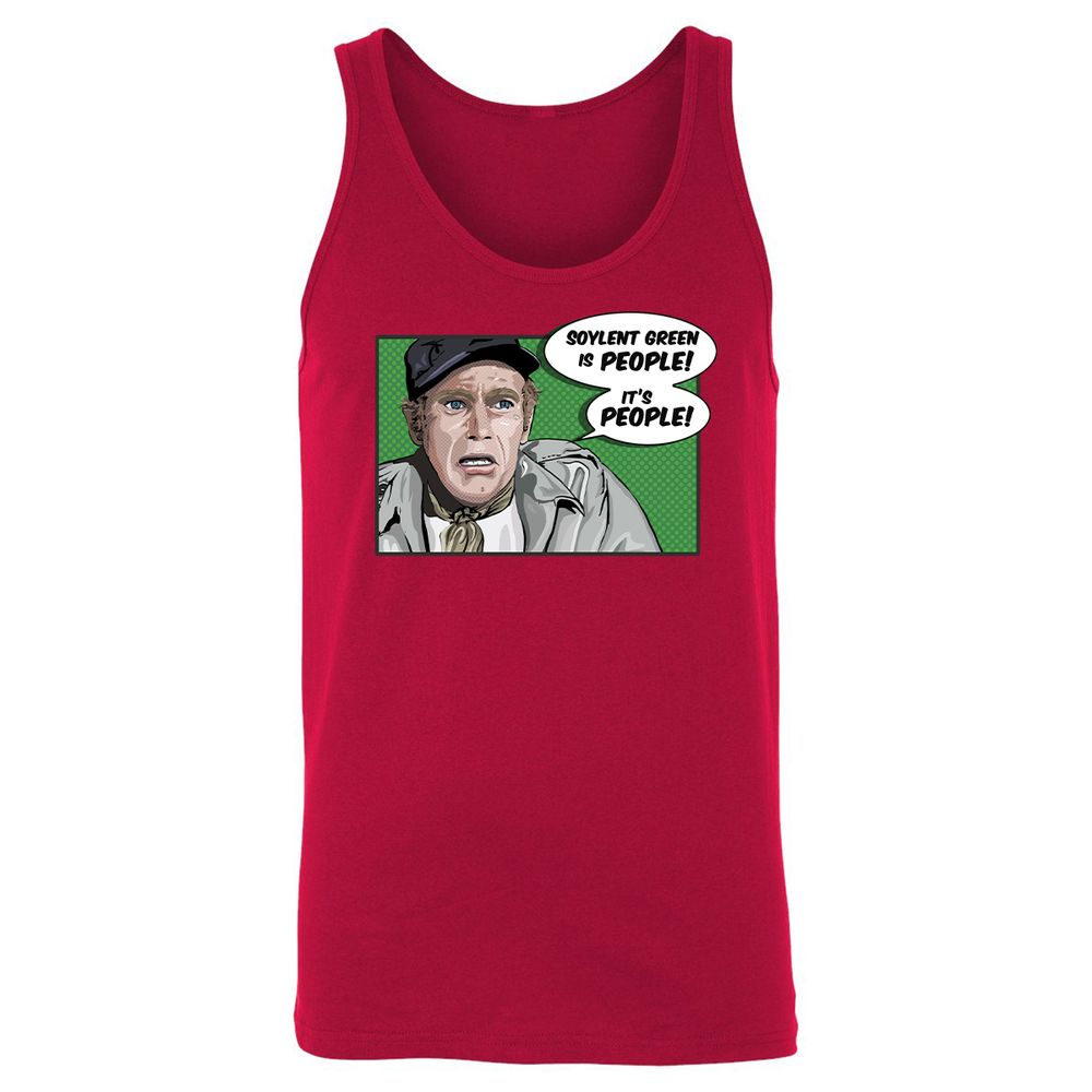 Unisex Jersey Tank - S2ZDXZML - Red - 11