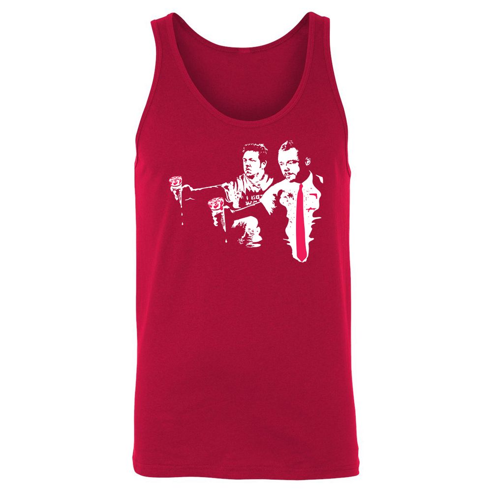 Unisex Jersey Tank - C5D6XTQS - Red - 11