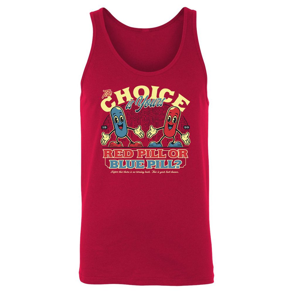 Unisex Jersey Tank - K5LPNYZV - Red - 11