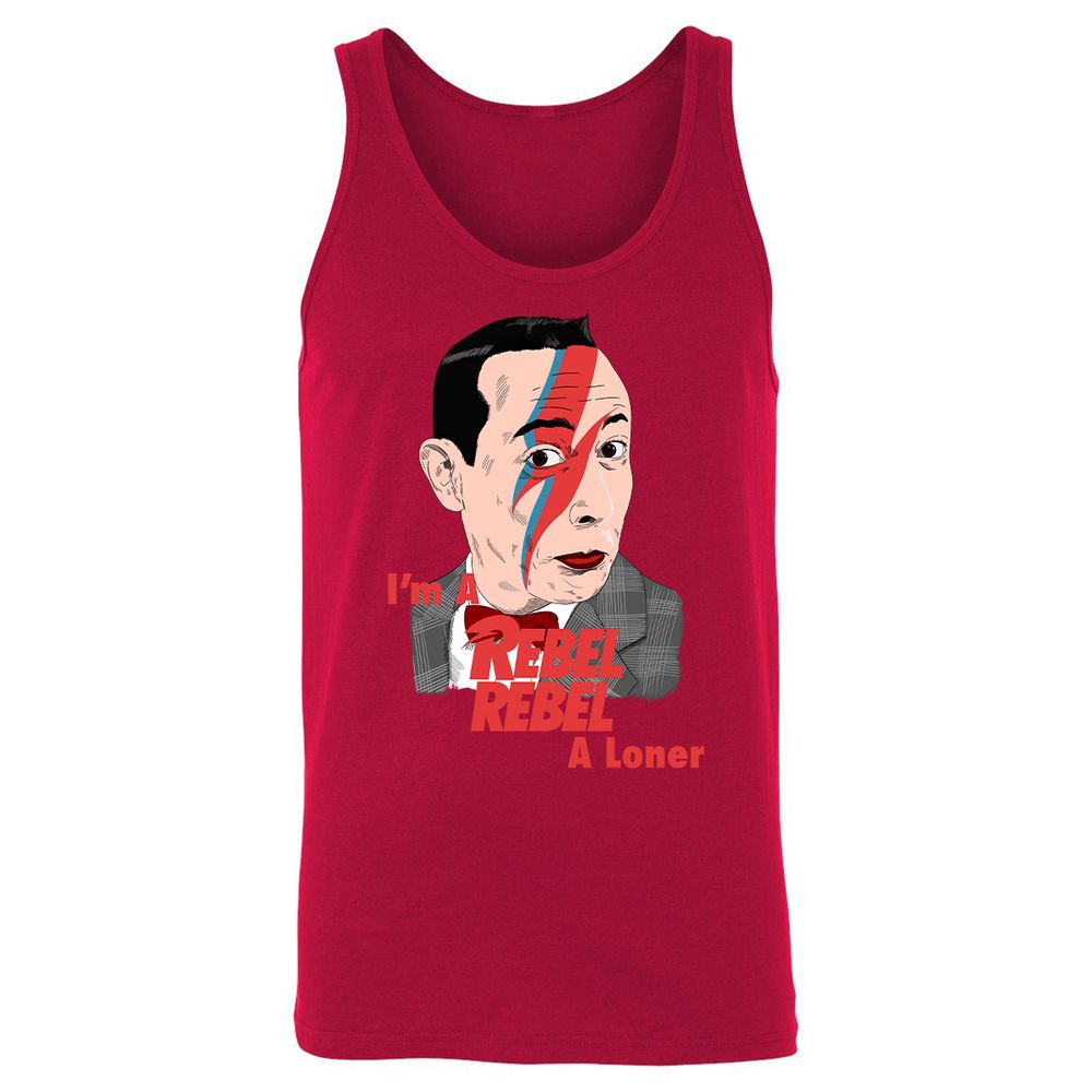 Unisex Jersey Tank - H7H4UV7B - Red - 11