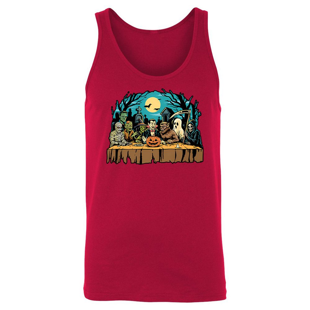 Unisex Jersey Tank - Y844Z4Z1 - Red - 11