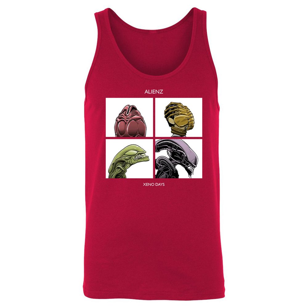 Unisex Jersey Tank - YTU8F5ER - Red - 11