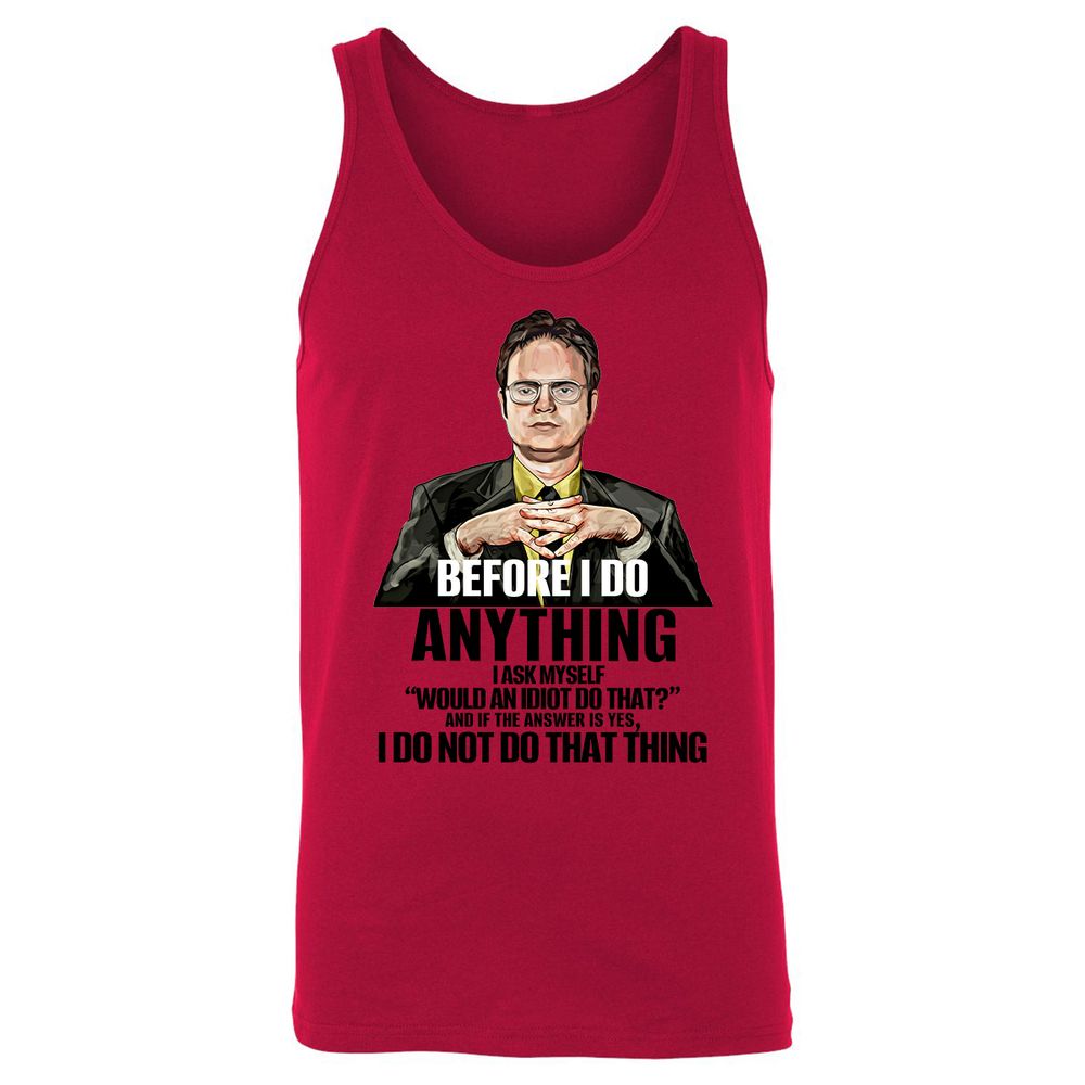 Unisex Jersey Tank - WRJ72FJB - Red - 11