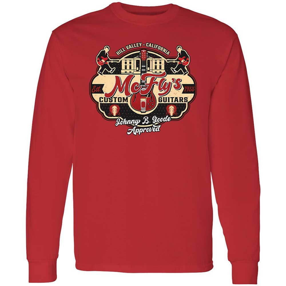 Long Sleeve T-Shirt - ZMSG6PQ7 - Red - 11