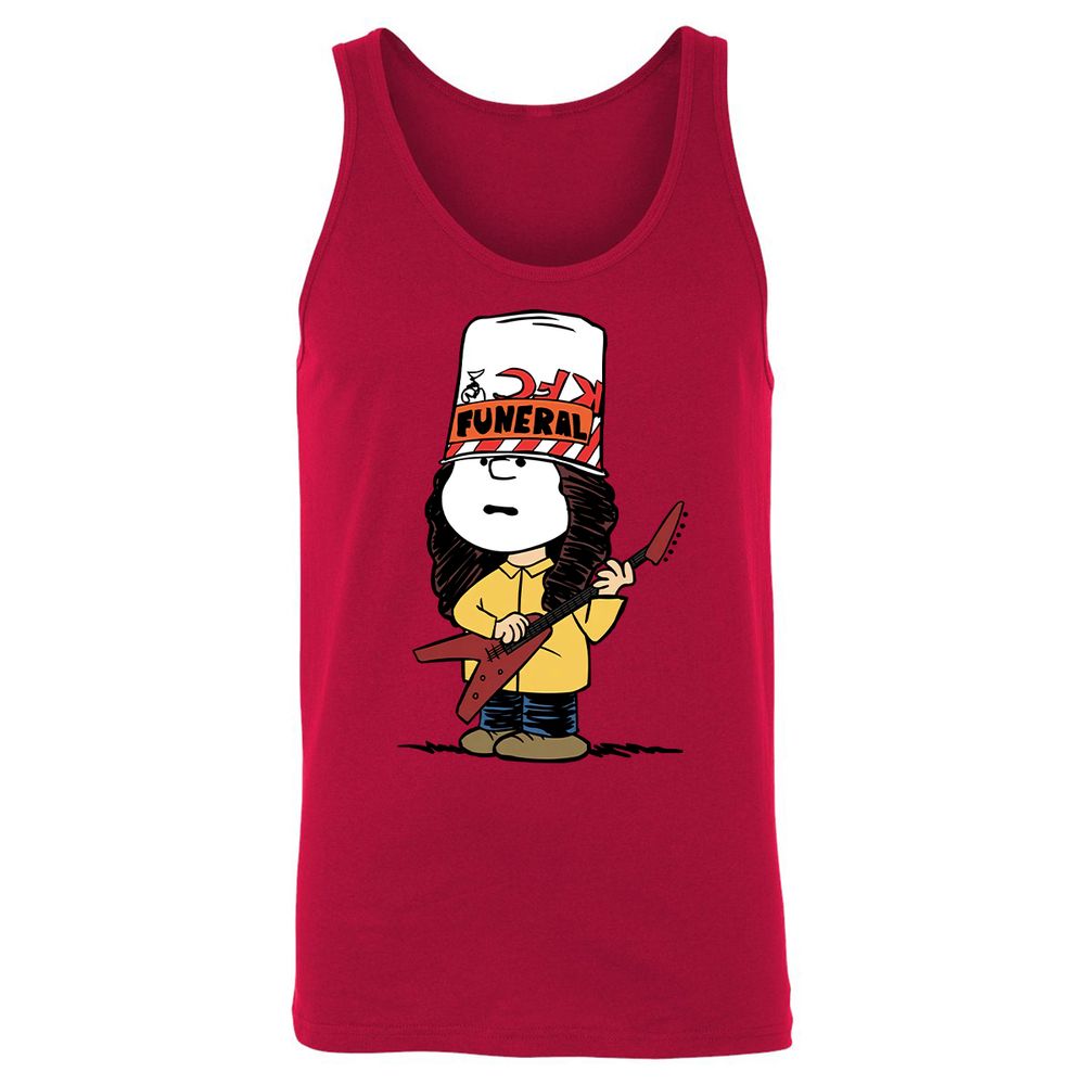 Unisex Jersey Tank - PKR7P895 - Red - 11