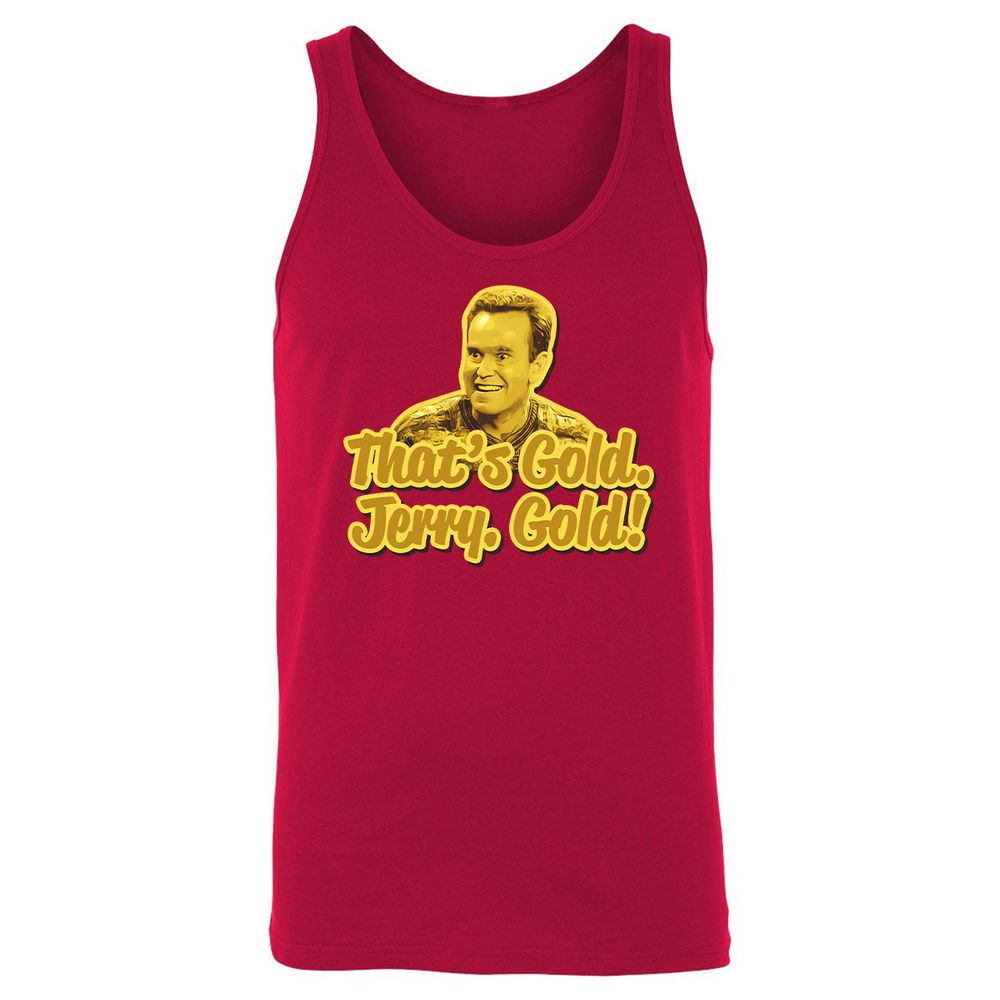 Unisex Jersey Tank - 7SZP6Y9G - Red - 11