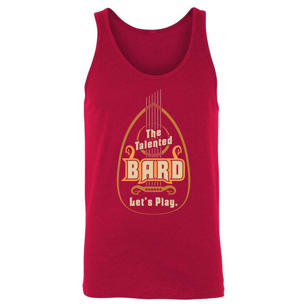 Unisex Jersey Tank - 7FG3SC7P - Red - 11