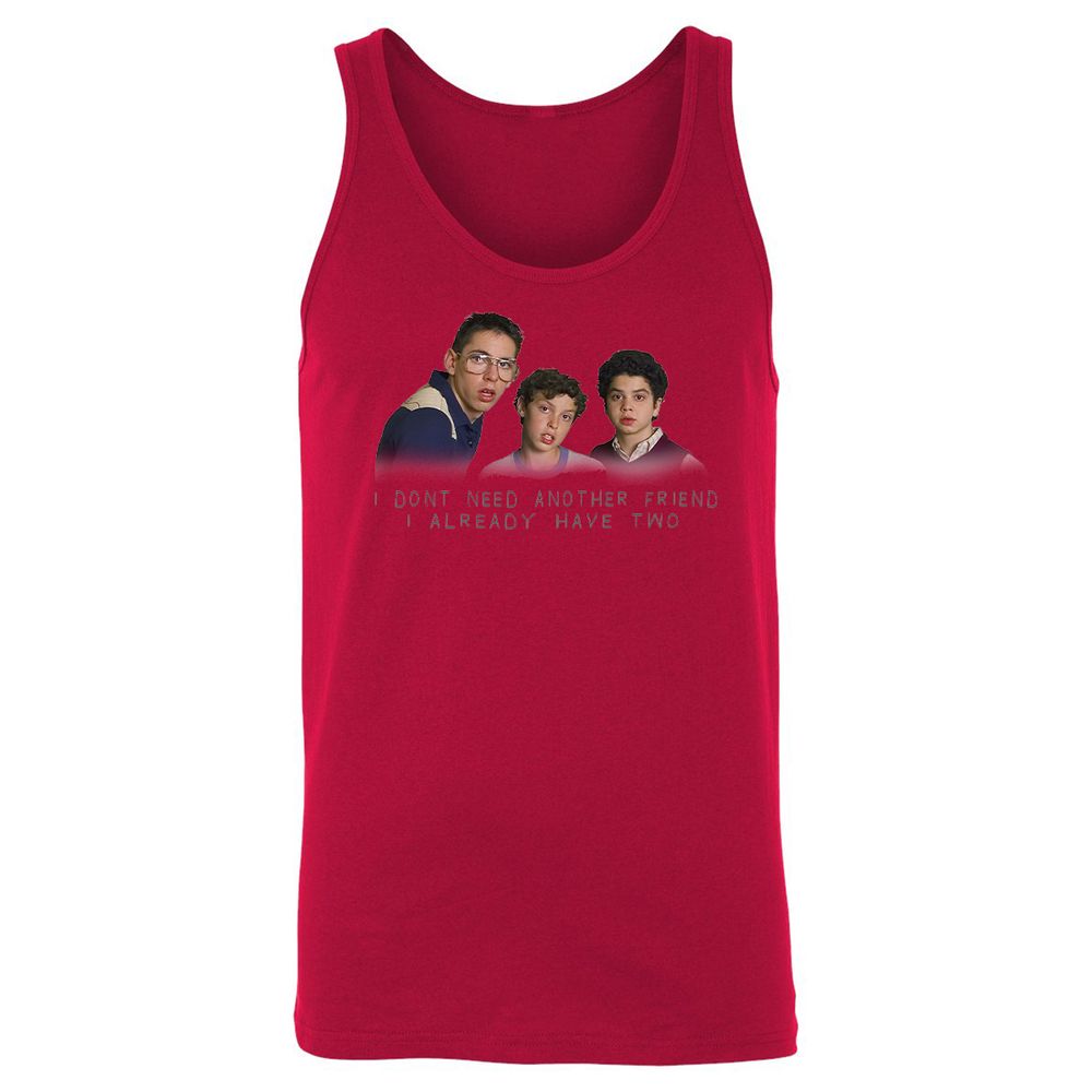 Unisex Jersey Tank - 3CFRE5K7 - Red - 11