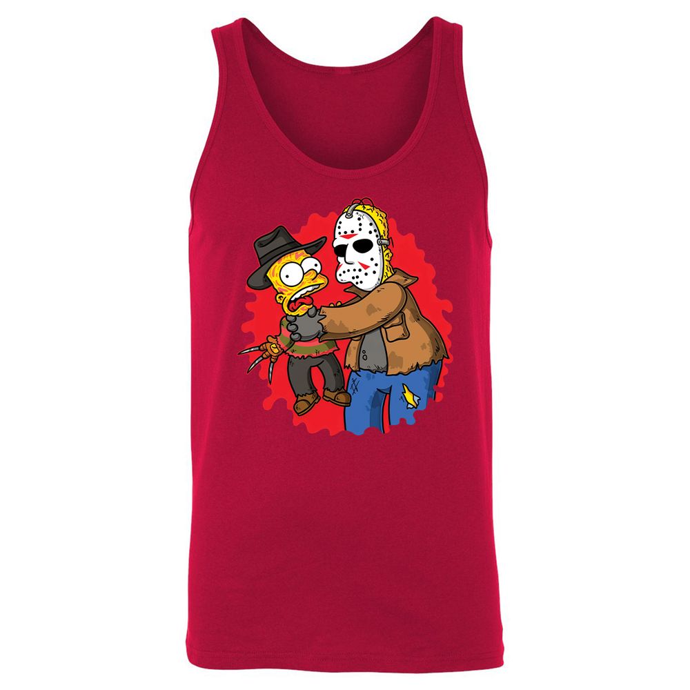 Unisex Jersey Tank - QE9TJFTG - Red - 11