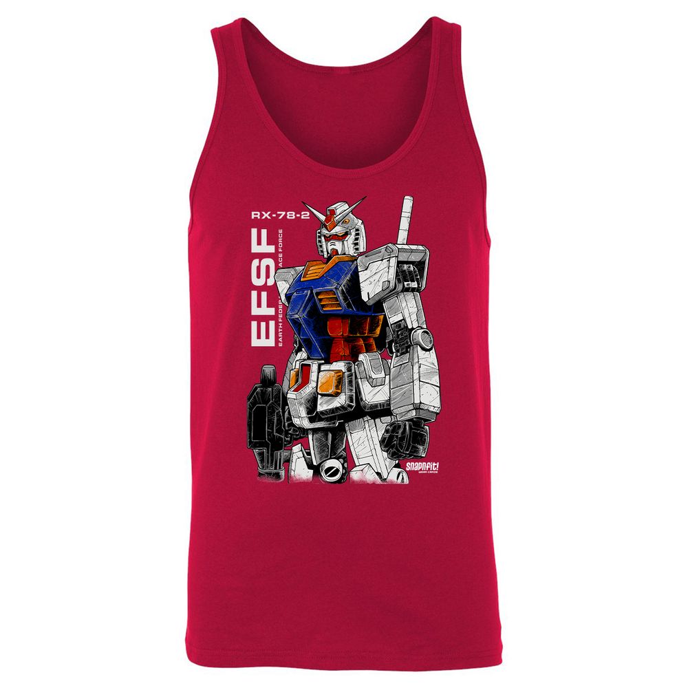 Unisex Jersey Tank - LAAQXJZV - Red - 11
