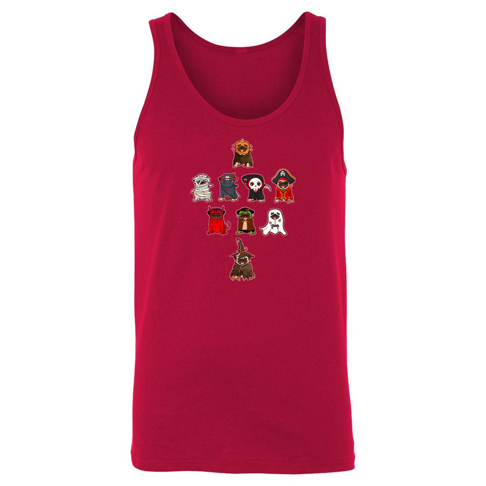 Unisex Jersey Tank - XZYYDWNC - Red - 11
