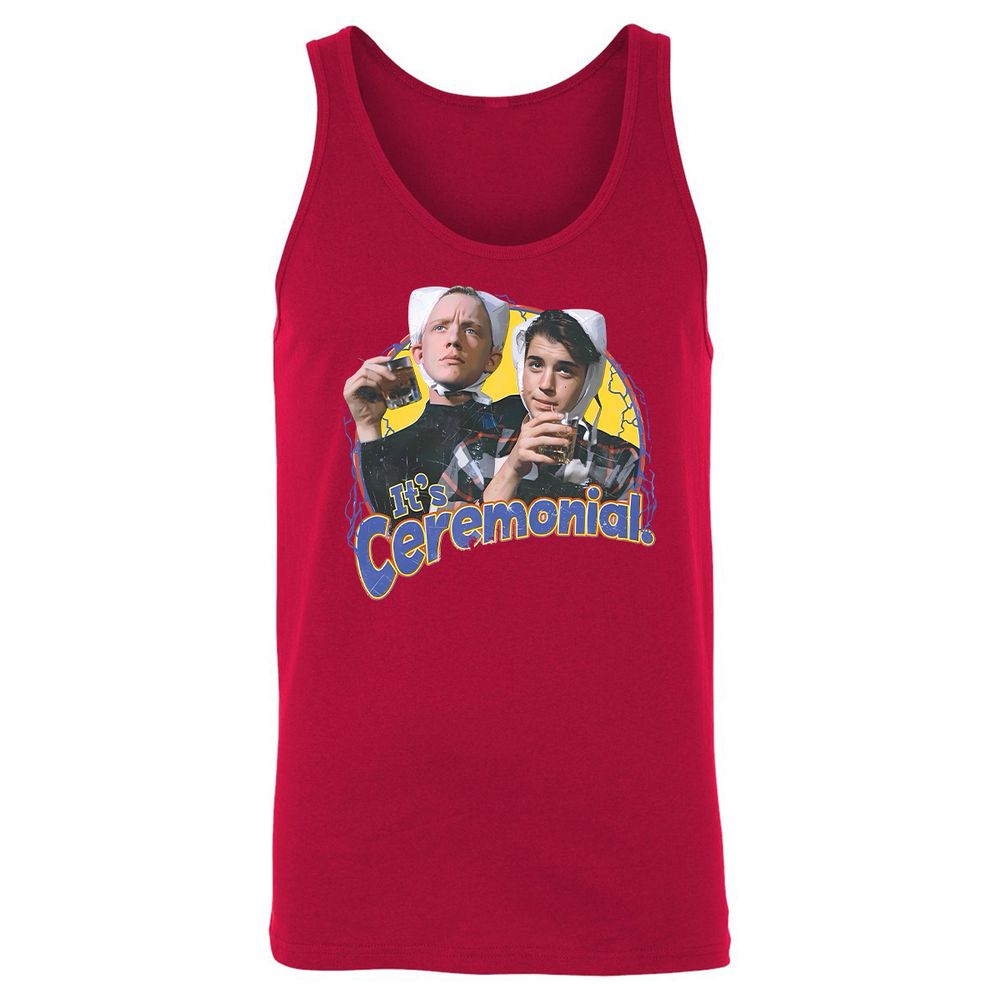 Unisex Jersey Tank - LSAEX5FP - Red - 11