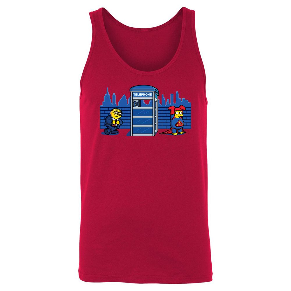 Unisex Jersey Tank - BLCZXYSP - Red - 11