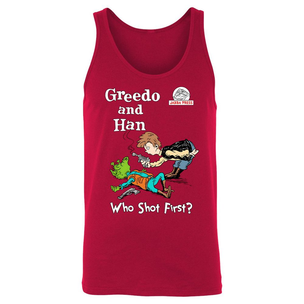 Unisex Jersey Tank - Y6LQJ5MH - Red - 11