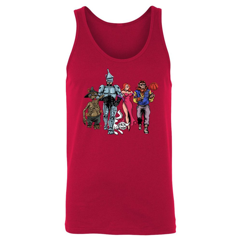 Unisex Jersey Tank - 4VWBQ1D4 - Red - 11