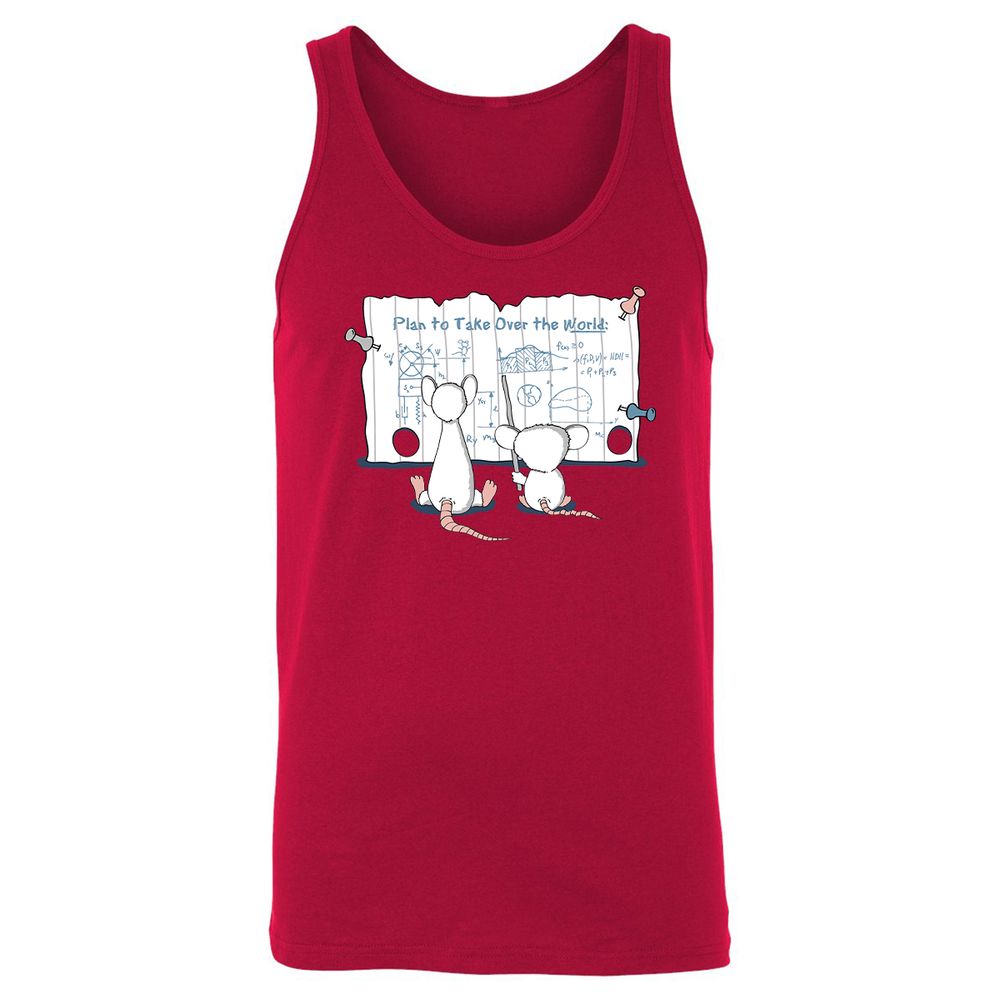 Unisex Jersey Tank - Y8TF9ENV - Red - 11