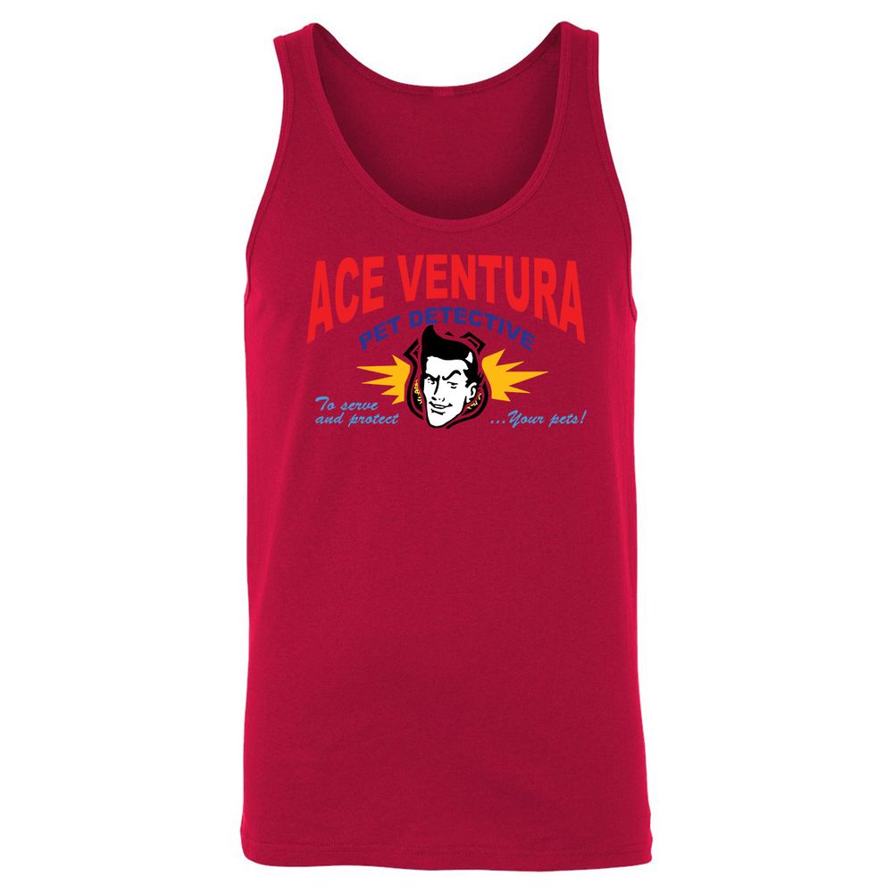 Unisex Jersey Tank - 4FA1DRLF - Red - 11