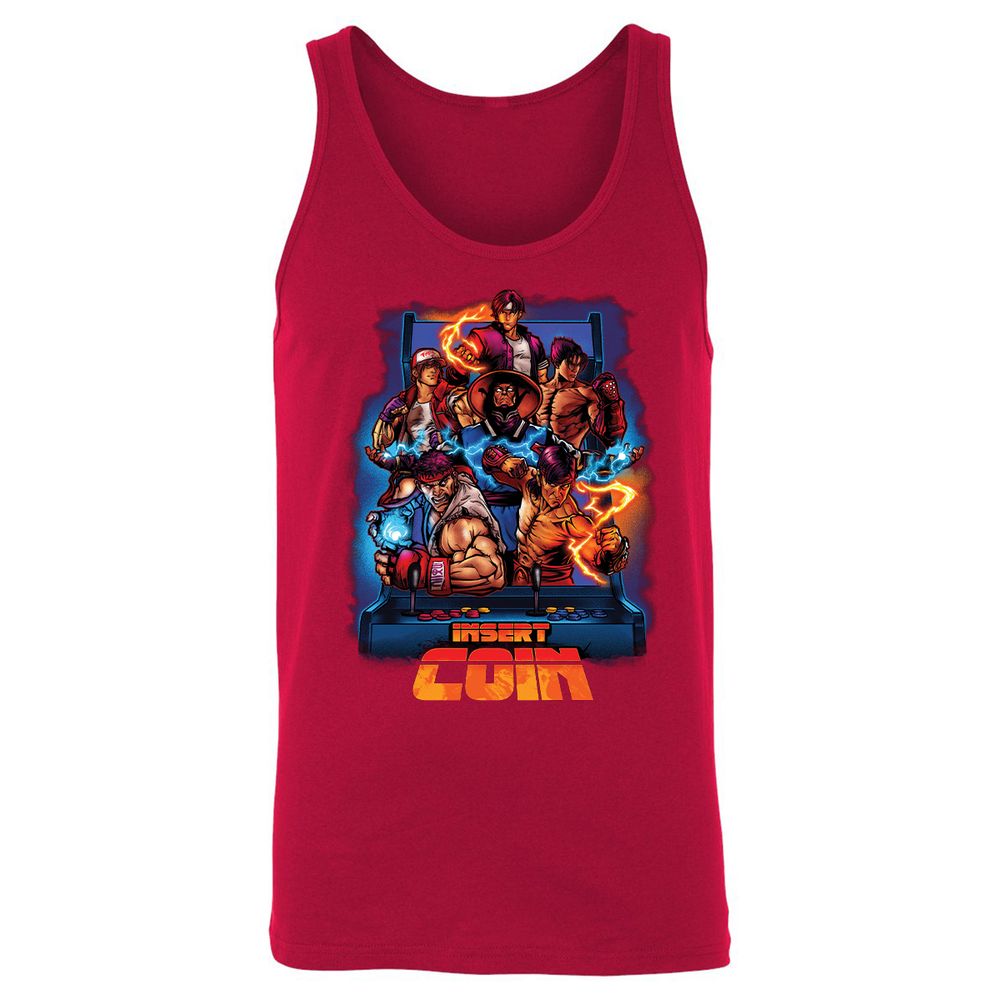 Unisex Jersey Tank - YGXGFSRU - Red - 11