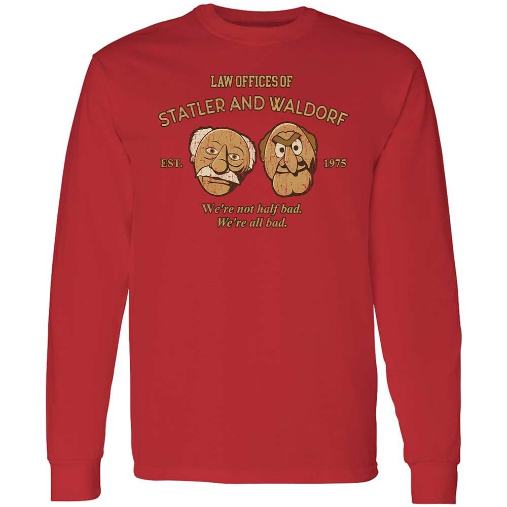 Long Sleeve T-Shirt - B1ZBFFE1 - Red - 11