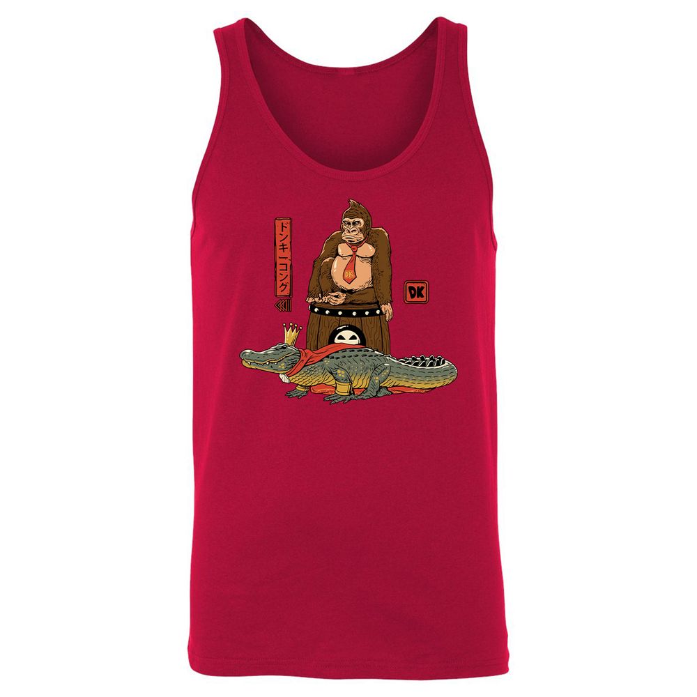 Unisex Jersey Tank - ZSMFGU35 - Red - 11