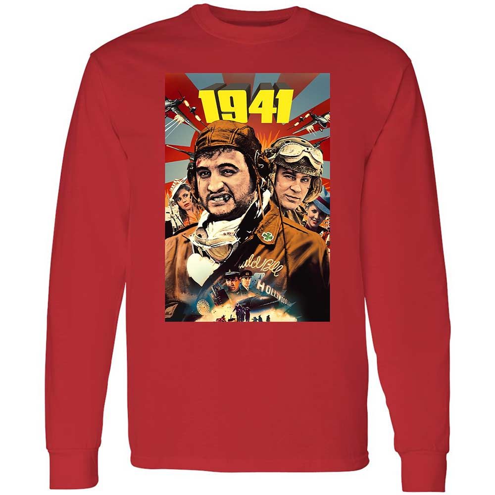 Long Sleeve T-Shirt - 43RG5DF9 - Red - 11