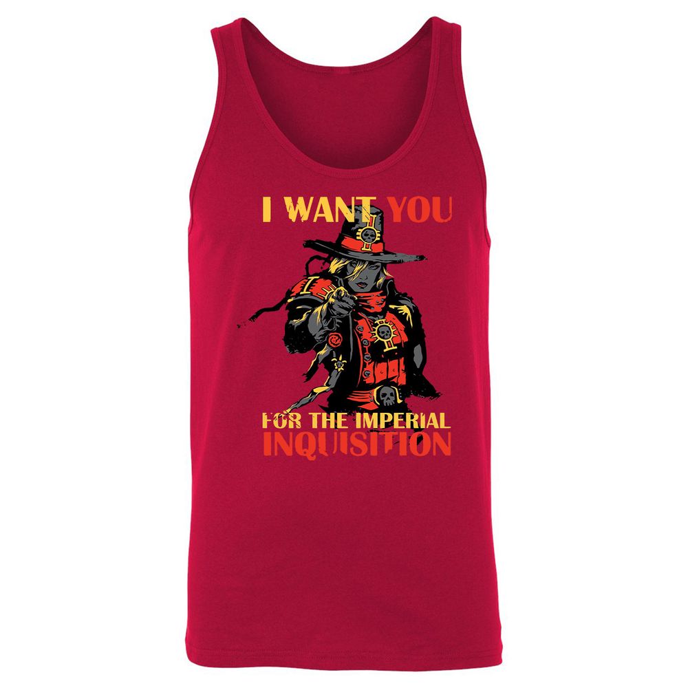Unisex Jersey Tank - DAEPH539 - Red - 11