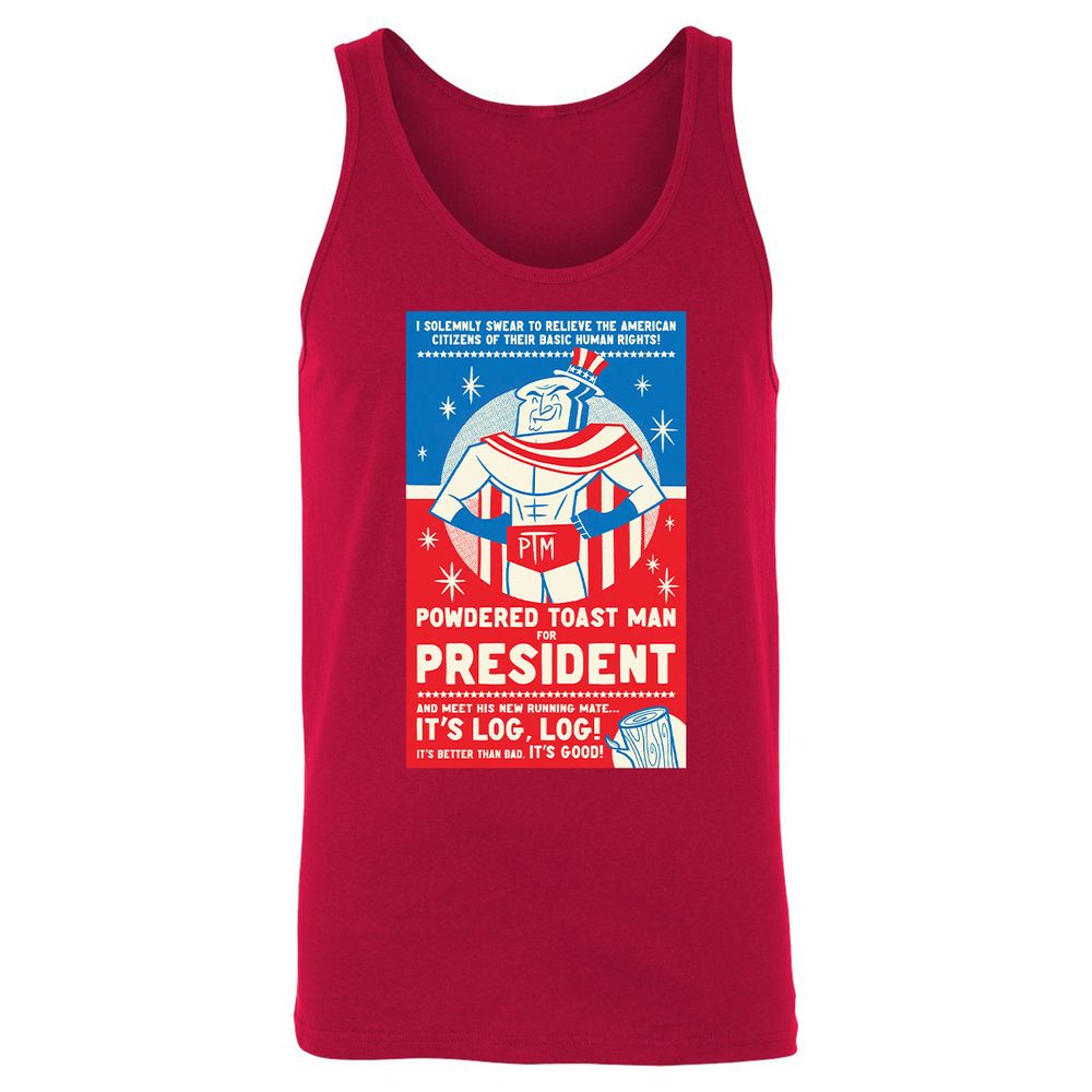 Unisex Jersey Tank - U6QEDKFE - Red - 11