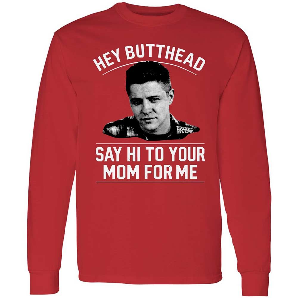 Long Sleeve T-Shirt - H66P2J1K - Red - 11