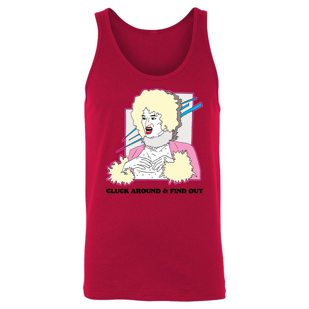 Unisex Jersey Tank - 5CATX8RE - Red - 11