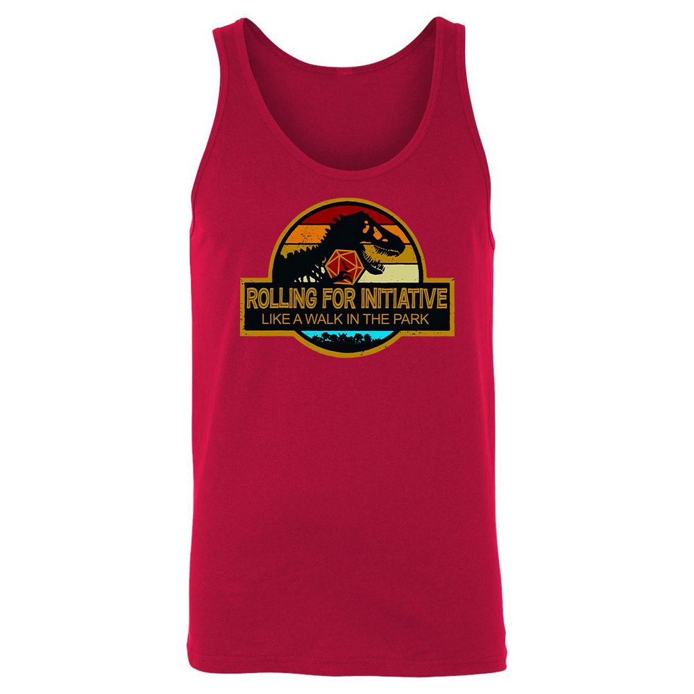 Unisex Jersey Tank - NLM3V6E4 - Red - 11