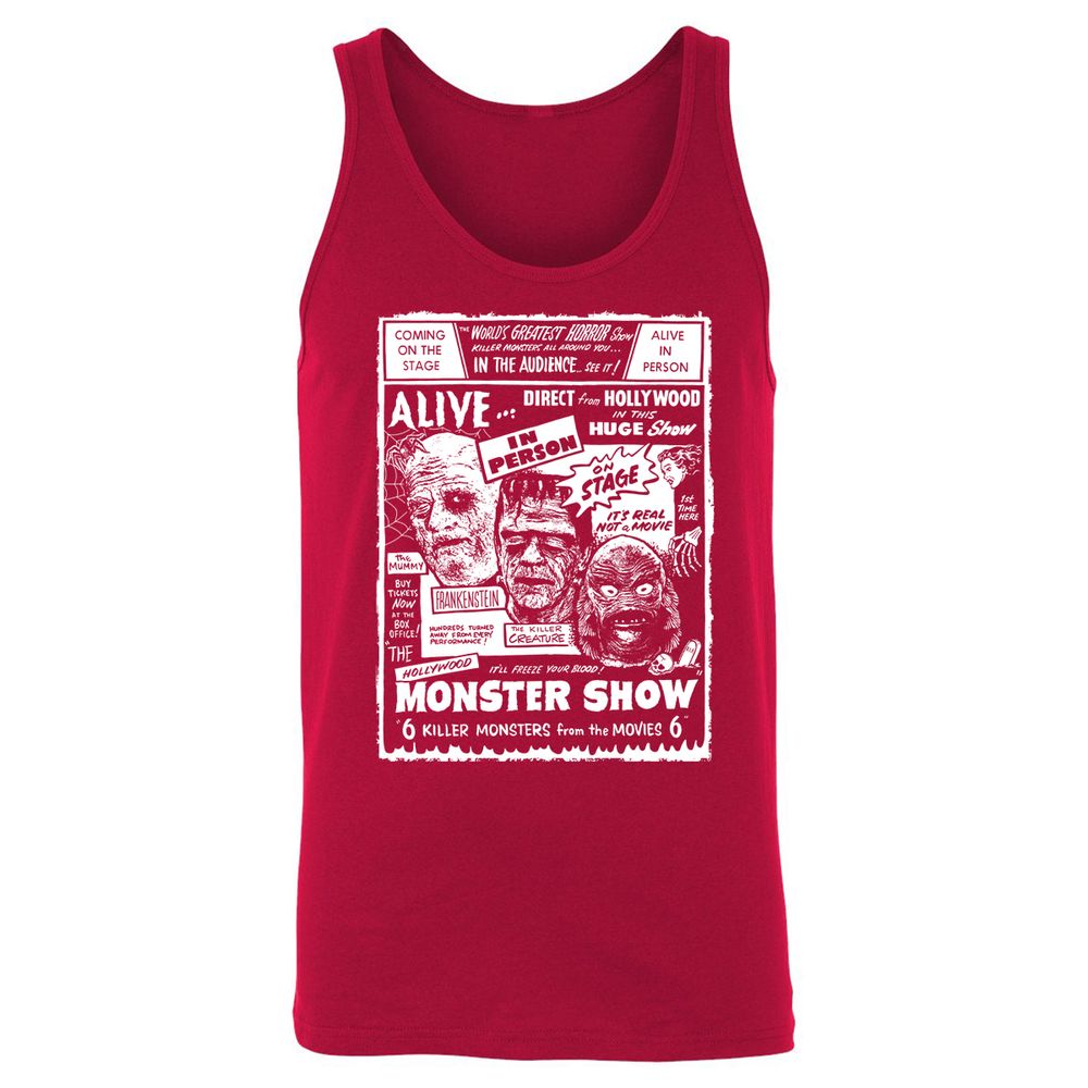 Unisex Jersey Tank - 5X2UL63Q - Red - 11