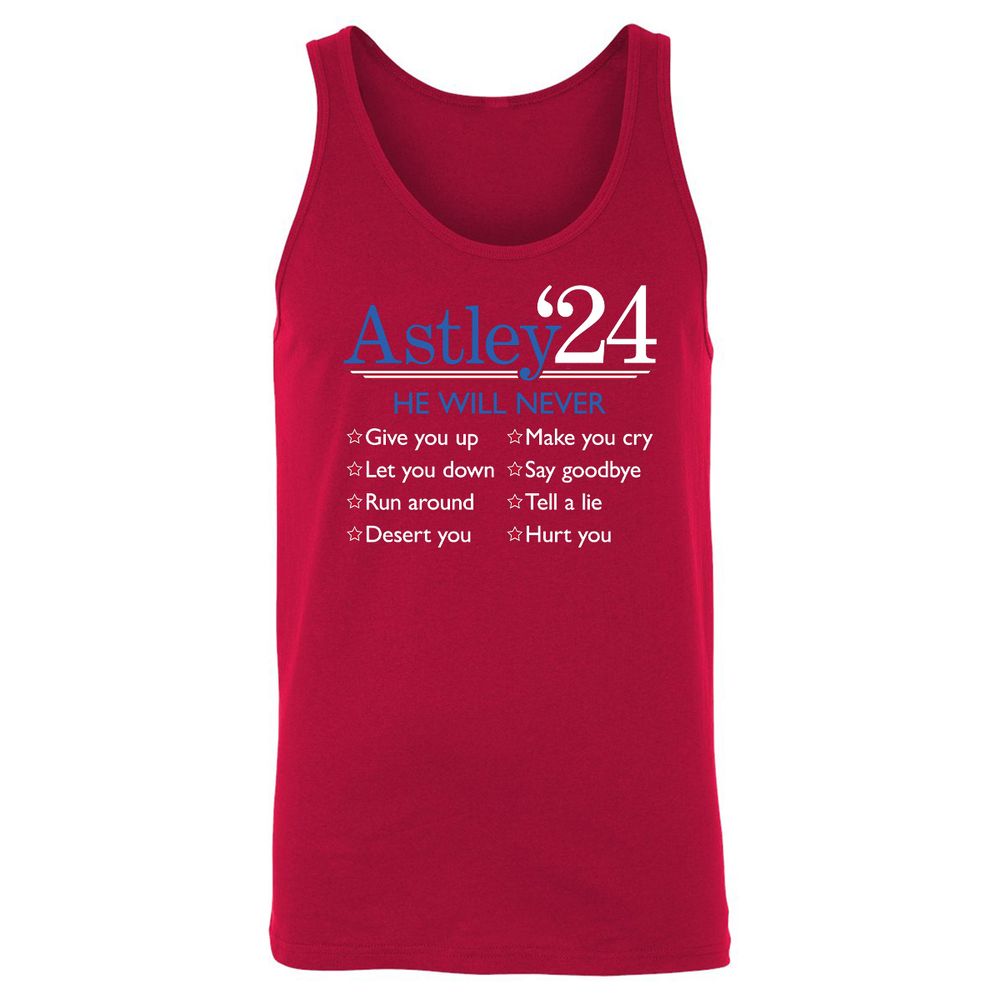 Unisex Jersey Tank - 1BS6X2M8 - Red - 11
