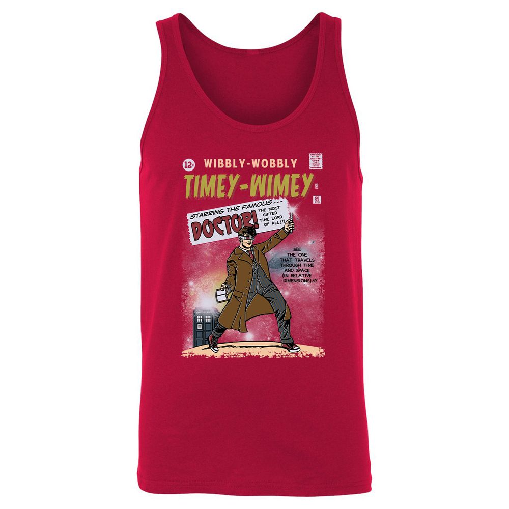 Unisex Jersey Tank - 19Y6GGLQ - Red - 11