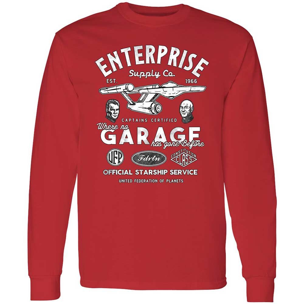 Long Sleeve T-Shirt - C3X9D9WE - Red - 11