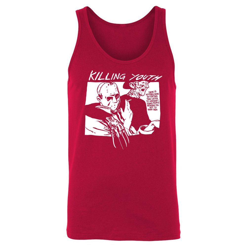 Unisex Jersey Tank - JD99HVHV - Red - 11